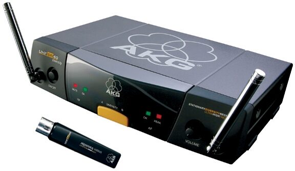 open zoom image for AKG WMS40DVSO UHF Diversity Snapon XLR Hand Held Wireless System, Main
