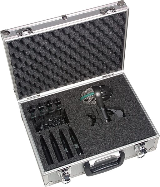 open zoom image for AKG Deluxe Drum Mic Package (Includes D112, 3xC418, C419 in a Case), Main