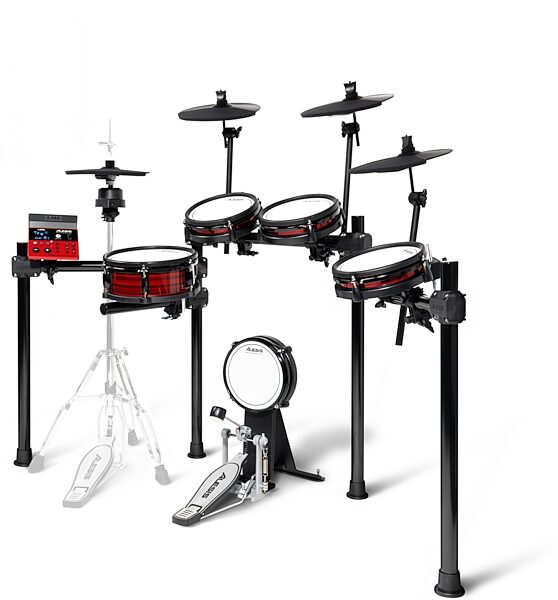 open zoom image for Alesis Nitro Ultimate Pro Electronic Drum Kit, 9-Piece, New, Action Position Back