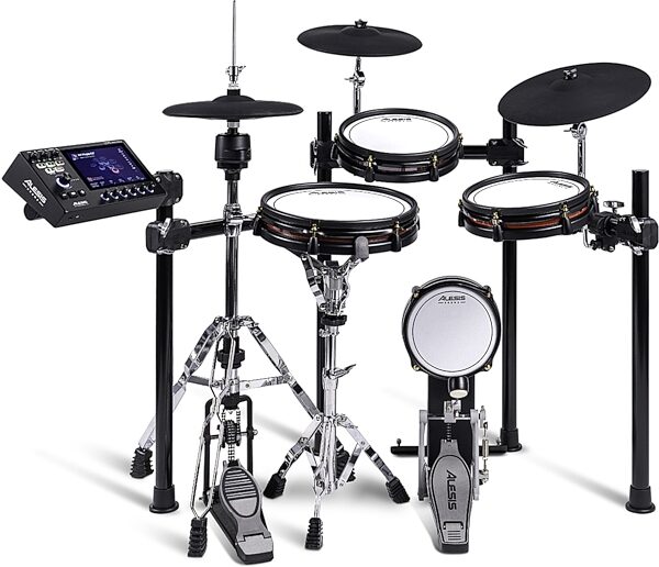 open zoom image for Alesis Strata Club Electronic Drum Kit, 7-Piece, New, Action Position Back