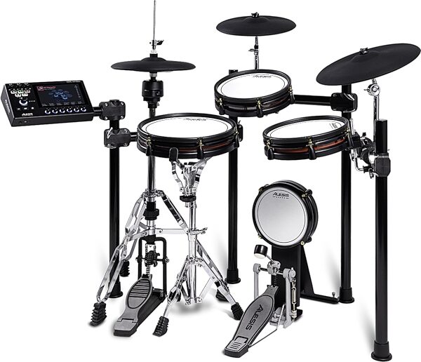 open zoom image for Alesis Strata Club Electronic Drum Kit, 7-Piece, New, Action Position Back