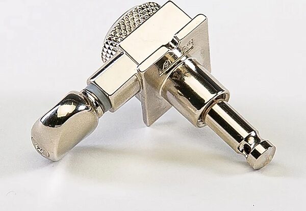 open zoom image for Allparts True Lok Vin-Mod 6-in-Line Locking Tuners, Nickel, Action Position Back
