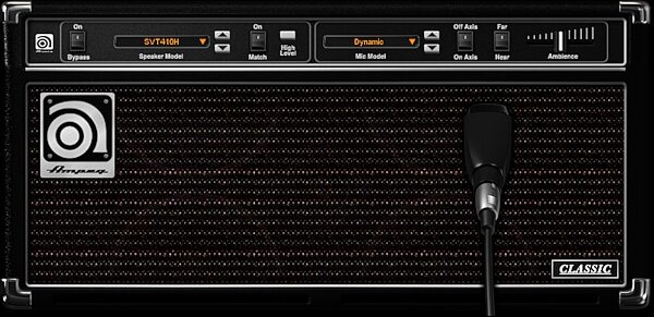 open zoom image for IK Multimedia Ampeg SVX Bass Amplifier and FX Modeling Plug-In, SVT-410H