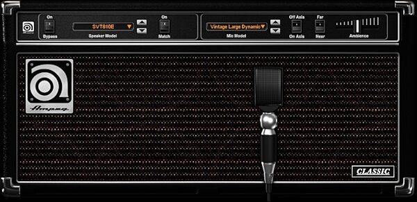 open zoom image for IK Multimedia Ampeg SVX Bass Amplifier and FX Modeling Plug-In, SVT-810E