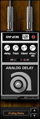 open zoom image for IK Multimedia Ampeg SVX Bass Amplifier and FX Modeling Plug-In, Analog Delay