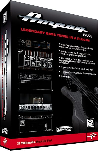 open zoom image for IK Multimedia Ampeg SVX Bass Amplifier and FX Modeling Plug-In, Main