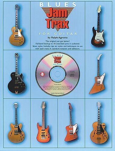 open zoom image for Blues Jam Trax For Guitar Book and CD, Main