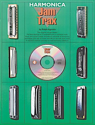 open zoom image for Jam Trax Harmonica Book and CD, Main