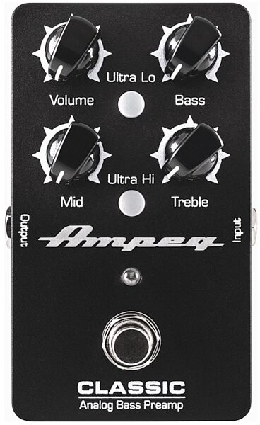 open zoom image for Ampeg Classic Analog Bass Preamp Pedal, New, Main
