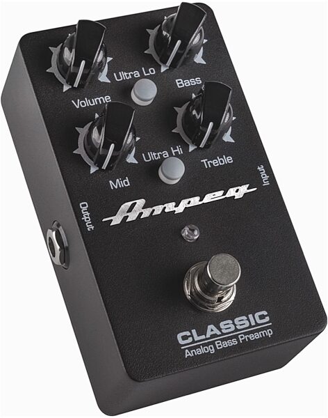 open zoom image for Ampeg Classic Analog Bass Preamp Pedal, New, Alt