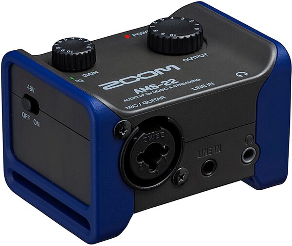 open zoom image for Zoom AMS-22 USB Audio Interface, New, Action Position Back