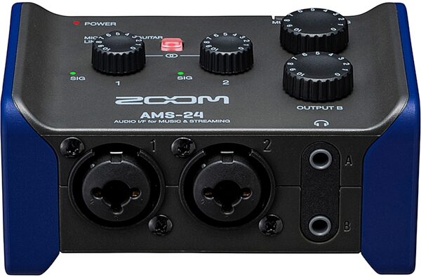 open zoom image for Zoom AMS-24 USB Audio Interface, New, Action Position Back