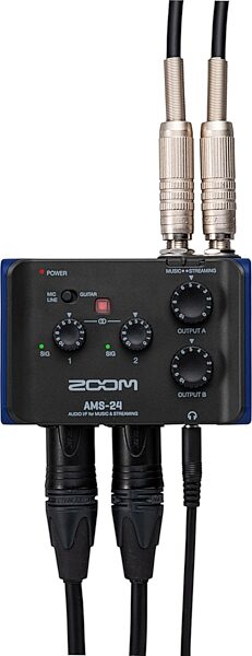 open zoom image for Zoom AMS-24 USB Audio Interface, New, Action Position Back