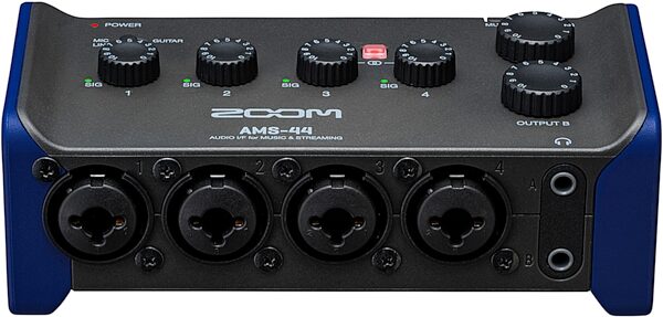 open zoom image for Zoom AMS-44 USB Audio Interface, New, Action Position Back