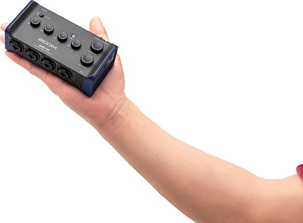 open zoom image for Zoom AMS-44 USB Audio Interface, New, Action Position Back