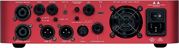 open zoom image for Darkglass Alpha-Omega 900 Centurion Limited Edition Bass Amplifier Head, Action Position Back