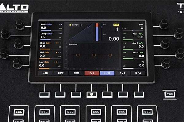 open zoom image for Alto Professional TMD16 Digital Mixer, New, Action Position Back