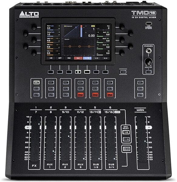 open zoom image for Alto Professional TMD16 Digital Mixer, New, Action Position Back