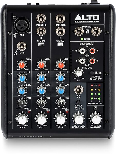 open zoom image for Alto Professional TrueMix 500 USB Mixer, New, Action Position Back