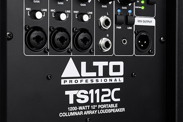open zoom image for Alto Professional TS112C Compact Column Array PA System, New, Action Position Back