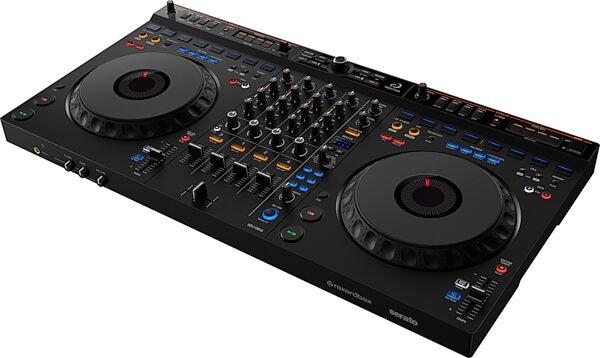 open zoom image for AlphaTheta DDJ-GRV6 DJ Controller, Open Box (Like New), Action Position Back