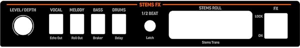 open zoom image for AlphaTheta DDJ-GRV6 DJ Controller, Open Box (Like New), Action Position Back