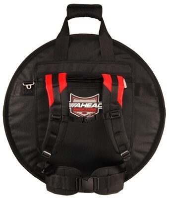 open zoom image for Ahead Armor Deluxe Cymbal Silo Backpack with Straps, Straps Out