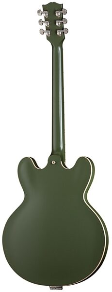 open zoom image for Gibson Memphis Chris Cornell ES-335 Electric Guitar (with Case), Satin Olive Back