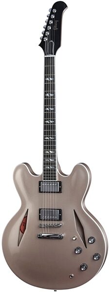 open zoom image for Gibson Limited Edition 2014 Dave Grohl ES-335 Electric Guitar (with Case), Gold Metallic - Front
