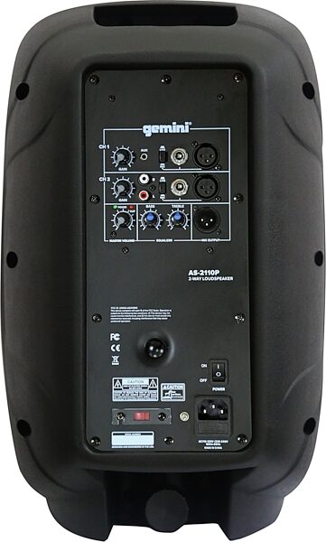 open zoom image for Gemini AS-2110P Powered Loudspeaker, Single Speaker, Action Position Back