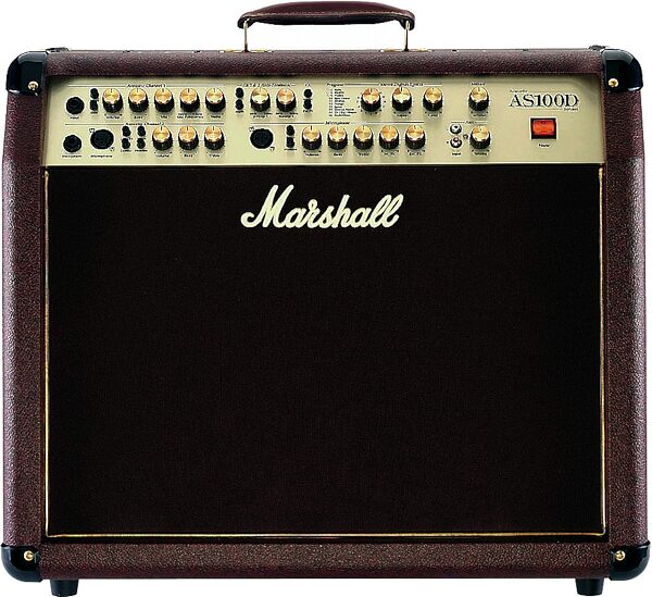 open zoom image for Marshall AS100D Acoustic Guitar Amplifier (2x50 Watts, 2x8"), Front View