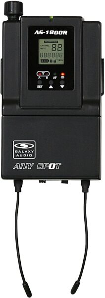 open zoom image for Galaxy Audio AS-1800RB3 Bodypack Receiver for AS-1800, Main