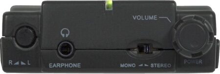 open zoom image for Galaxy Audio AS-1800RB3 Bodypack Receiver for AS-1800, Connections