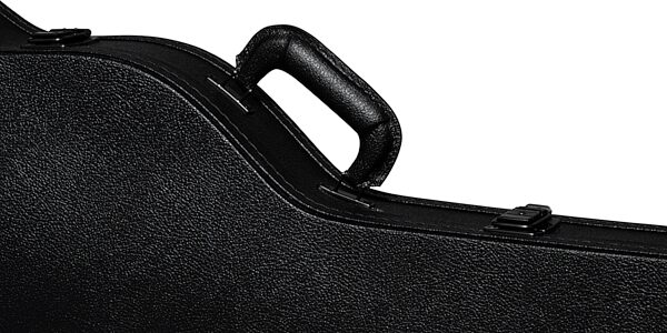 open zoom image for Gibson SG Electric Bass Hardshell Case, Modern Black, Action Position Back