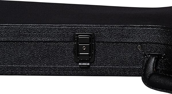 open zoom image for Gibson SG Electric Bass Hardshell Case, Modern Black, Action Position Back