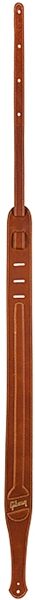 open zoom image for Gibson The Classic Guitar Strap, Brown, Action Position Back