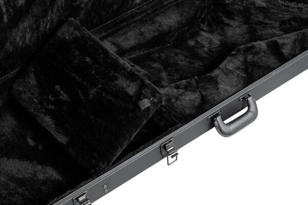 open zoom image for Gibson Explorer Original Hardshell Case, Modern Black, Action Position Back