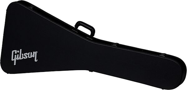 open zoom image for Gibson Flying V Electric Guitar Hardshell Case, Modern Black, Action Position Back