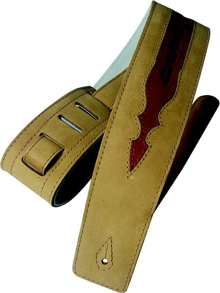 open zoom image for Gibson Brushed Leather Guitar Strap, Tan