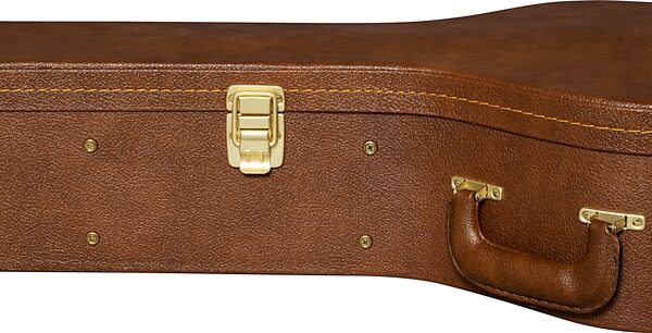open zoom image for Gibson J-185 Jumbo Hardshell Acoustic Guitar Case, Original Brown, Open Box (Very Good), Action Position Back