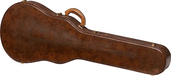 open zoom image for Gibson Lifton Historic Case for Les Paul Guitar, Aged Brown and Pink, Action Position Front