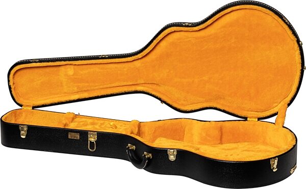 open zoom image for Gibson Lifton Historic Case for ES-335, Black/Goldenrod, Open Box (Very Good), Action Position Back