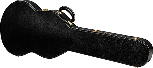 open zoom image for Gibson Lifton Historic SG Case, Black/Goldenrod, Action Position Back
