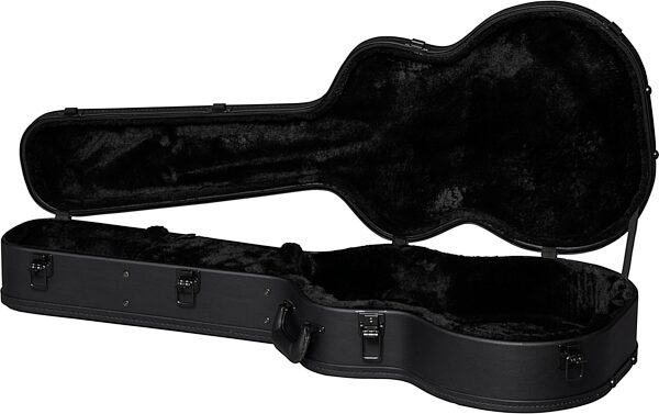 open zoom image for Gibson L-00 Small Body Acoustic Guitar Case, Modern Black, Action Position Back