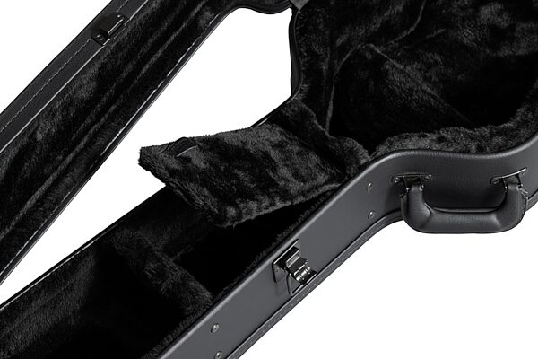open zoom image for Gibson L-00 Small Body Acoustic Guitar Case, Modern Black, Action Position Back