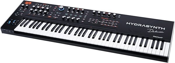 open zoom image for ASM Ashun Sound Machines Hydrasynth Deluxe Keyboard Synthesizer, 73-Key, New, Angle
