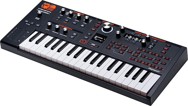 open zoom image for ASM Ashun Sound Machines Hydrasynth Explorer Synthesizer, 37-Key, Black, Action Position Back