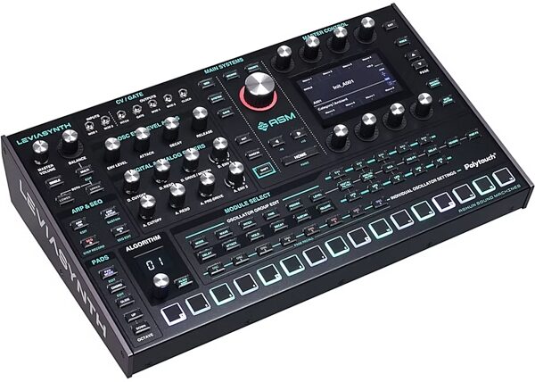 open zoom image for ASM Ashun Sound Machines Leviasynth Desktop Synthesizer, New, Action Position Back
