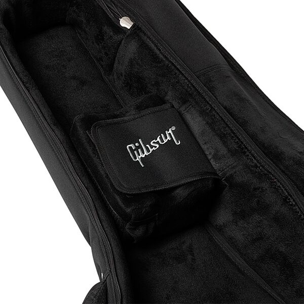 open zoom image for Gibson Premium Dreadnought Acoustic Guitar Gig Bag, Black, Action Position Back