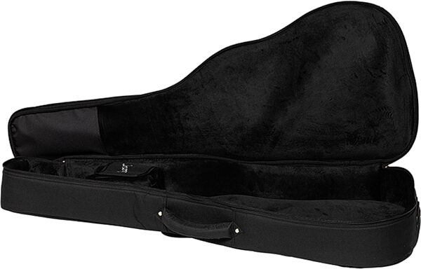 open zoom image for Gibson Premium Dreadnought Acoustic Guitar Gig Bag, Black, Action Position Back